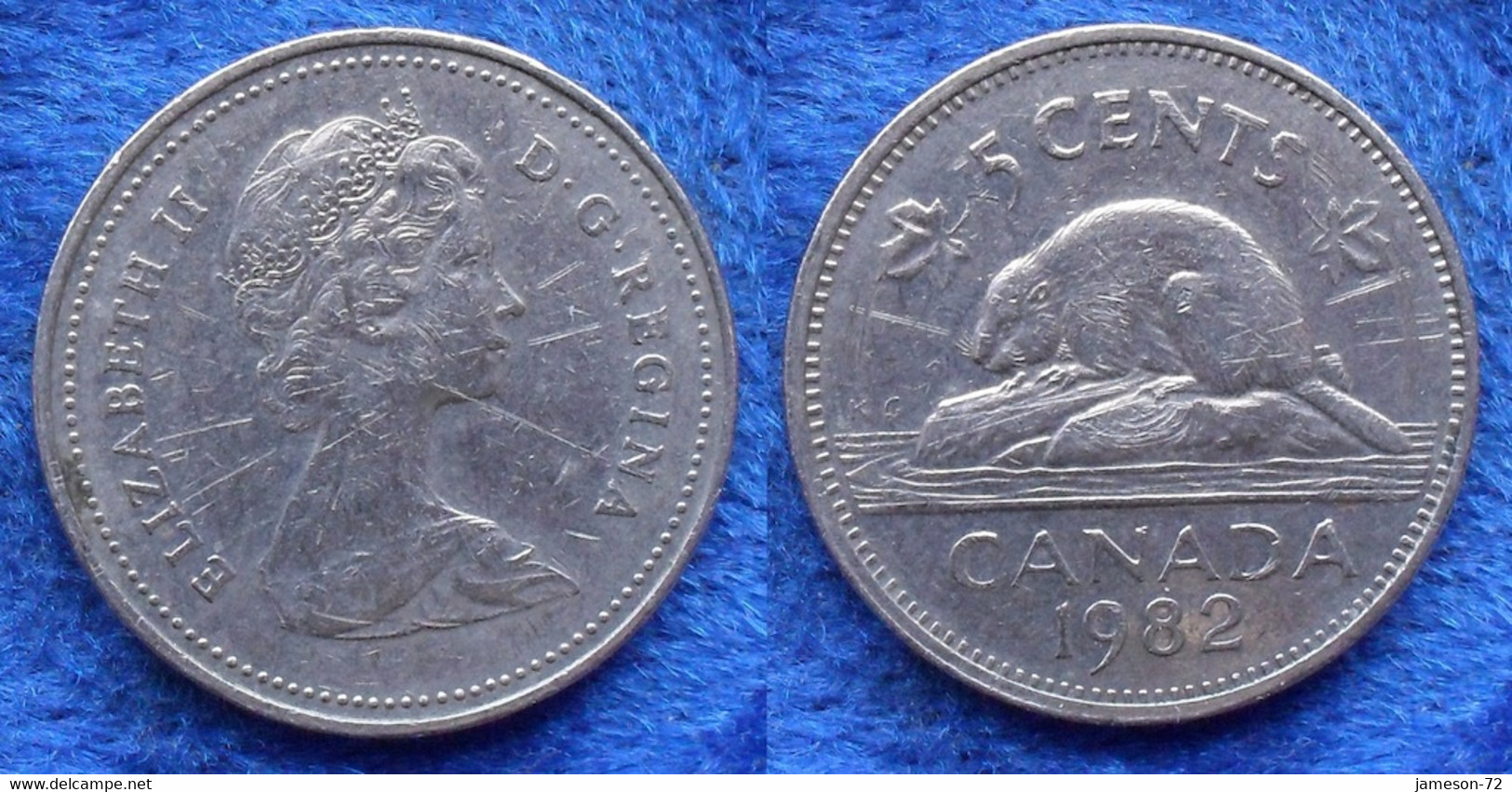 CANADA - 5 Cents 1982 KM# 60.2a Elizabeth II (1952) - Edelweiss Coins - Canada