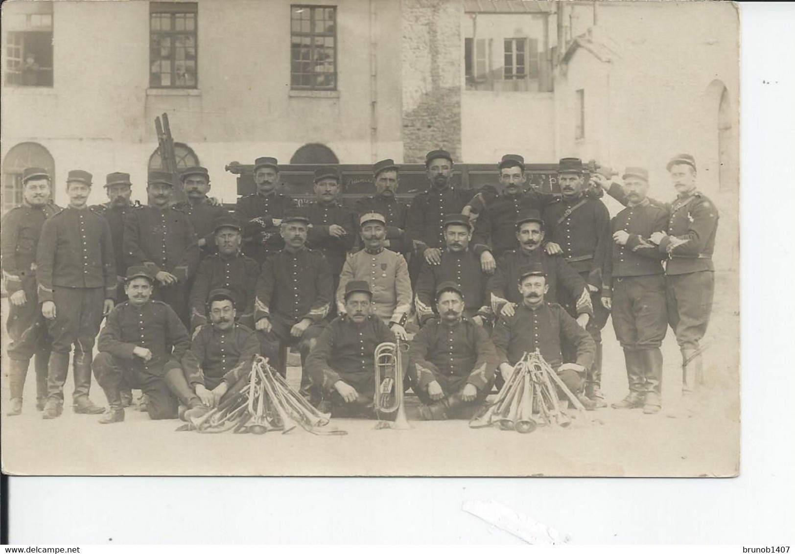 BAYEUX ???? Carte Photo Fanfare - Bayeux