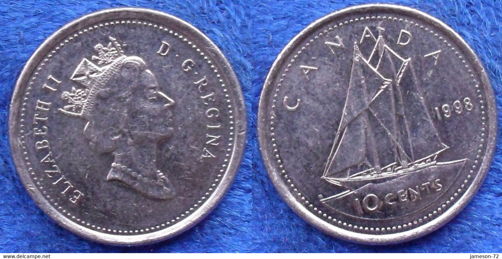 CANADA - 10 Cents 1998 KM# 183 Elizabeth II (1952) - Edelweiss Coins - Canada