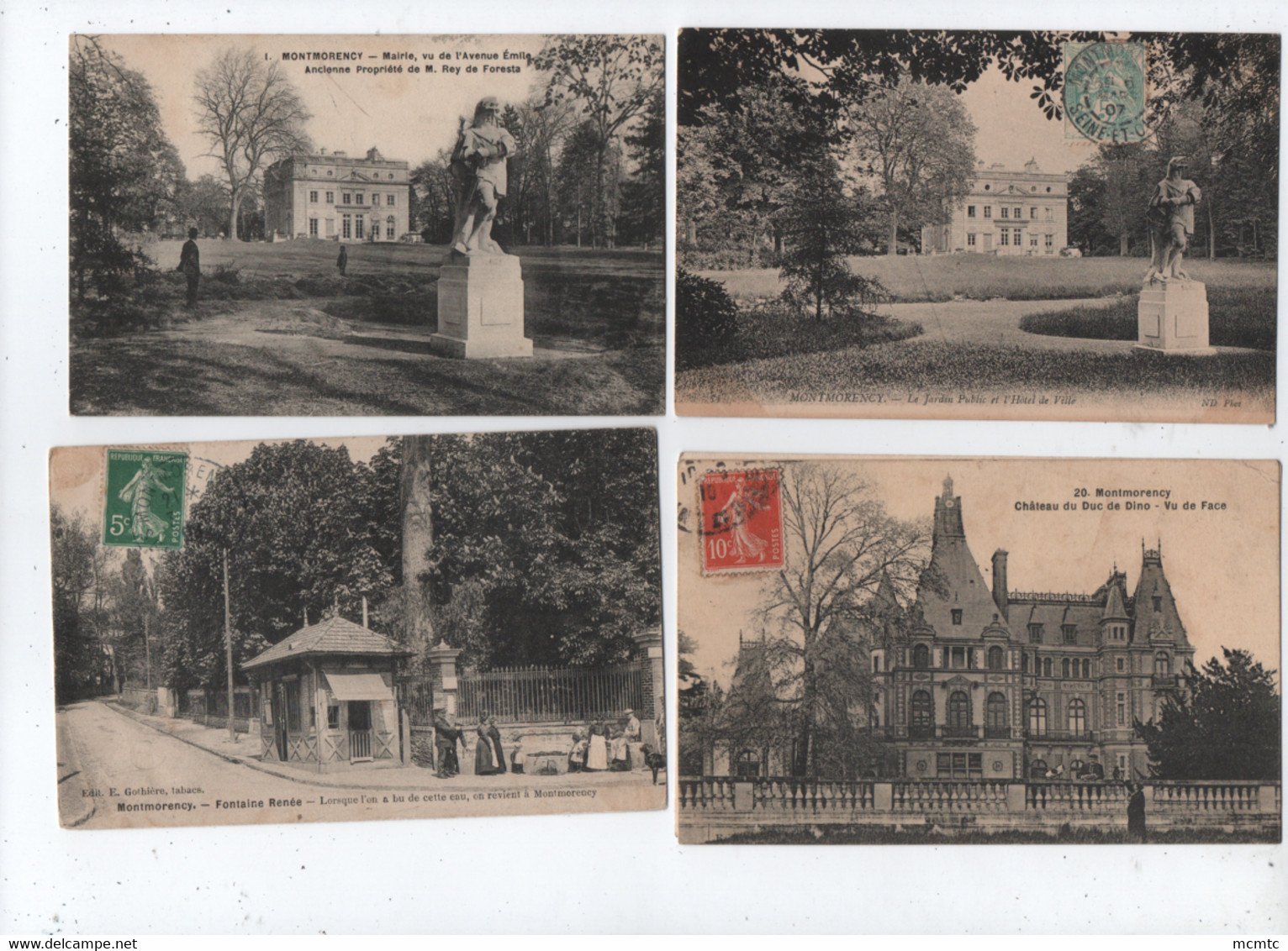 20 Cartes  -   Montmorency   -  Val D'Oise  95 - Montmorency