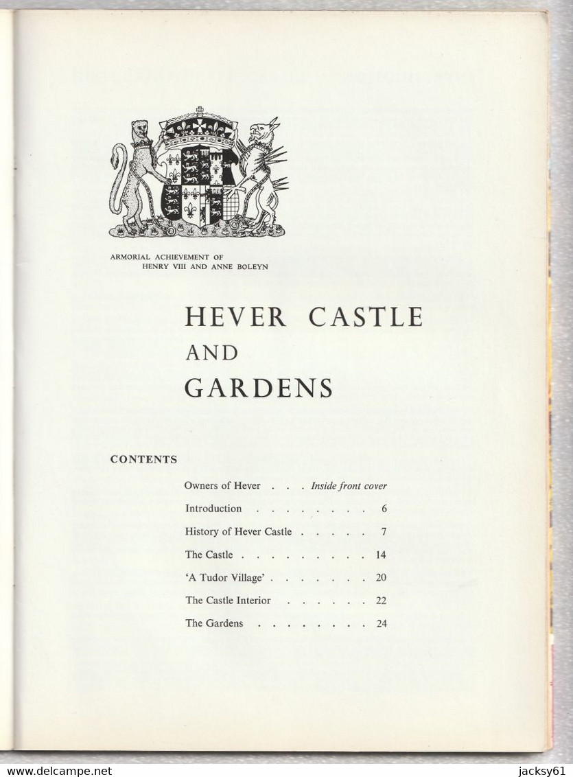 Hever Castle And Gardens - History And Guide - Autres & Non Classés