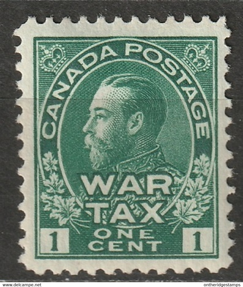 Canada 1915 Sc MR1  War Tax MH Some Disturbed Gum - War Tax