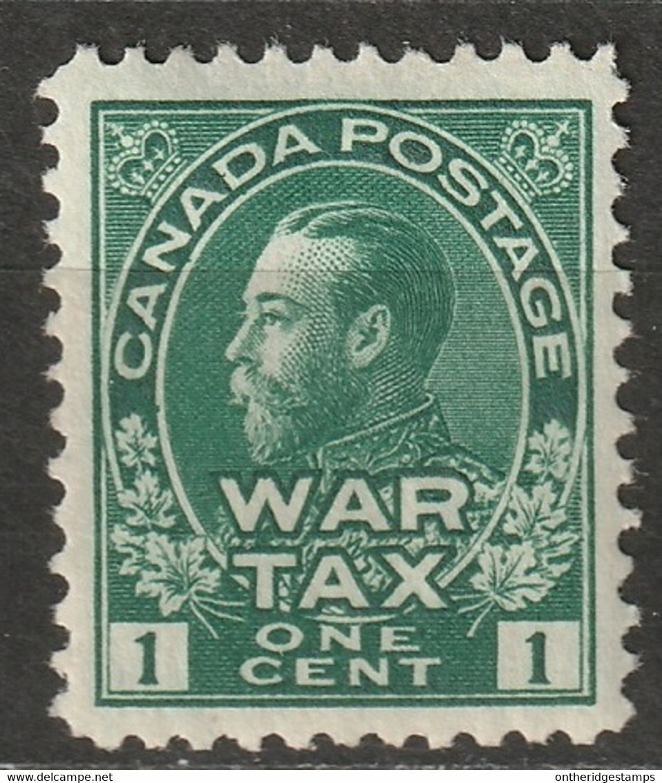 Canada 1915 Sc MR1  War Tax MH Some Disturbed Gum - Impôts De Guerre