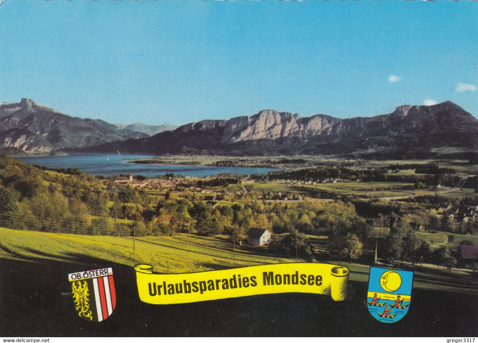 634) Urlaubsparadies MONDSEE - Mit Schafberg Dachstein Drachenwand U. Schober - 1980 - Mondsee