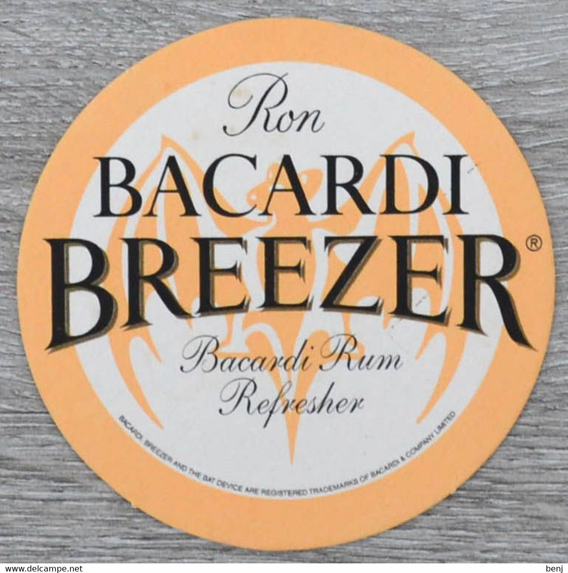 Sous-bock Ron BACARDI BREEZER (chauve-souris) Bierdeckel Bierviltje Coaster (CX) - Portavasos