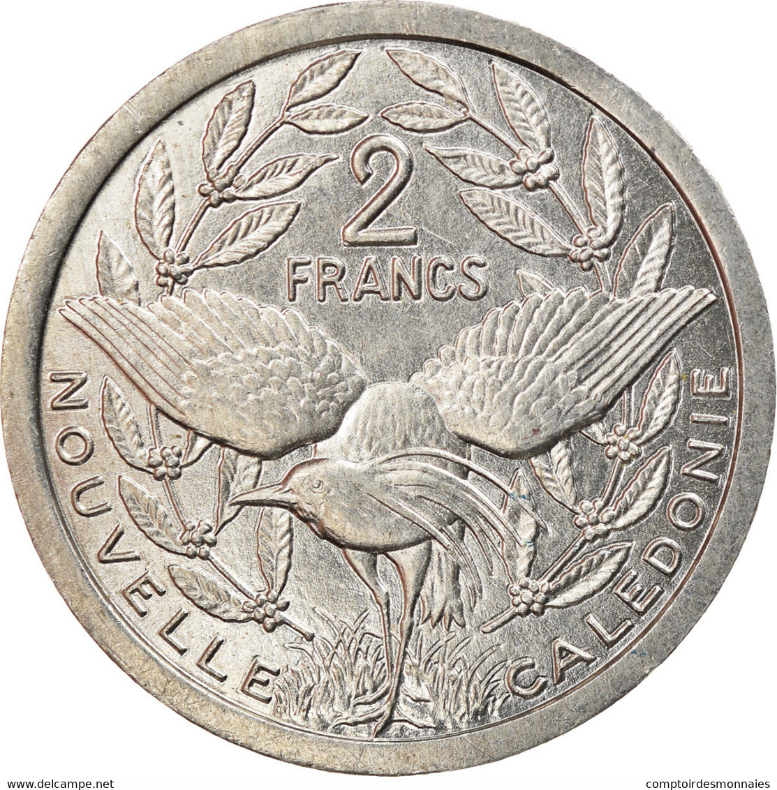 Monnaie, Nouvelle-Calédonie, 2 Francs, 1987, Paris, SUP+, Aluminium, KM:14 - Nouvelle-Calédonie