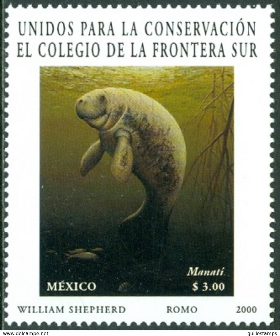 MEXICO 2000 NATURE CONSERVATION, MANATEE** (MNH) - Mexiko