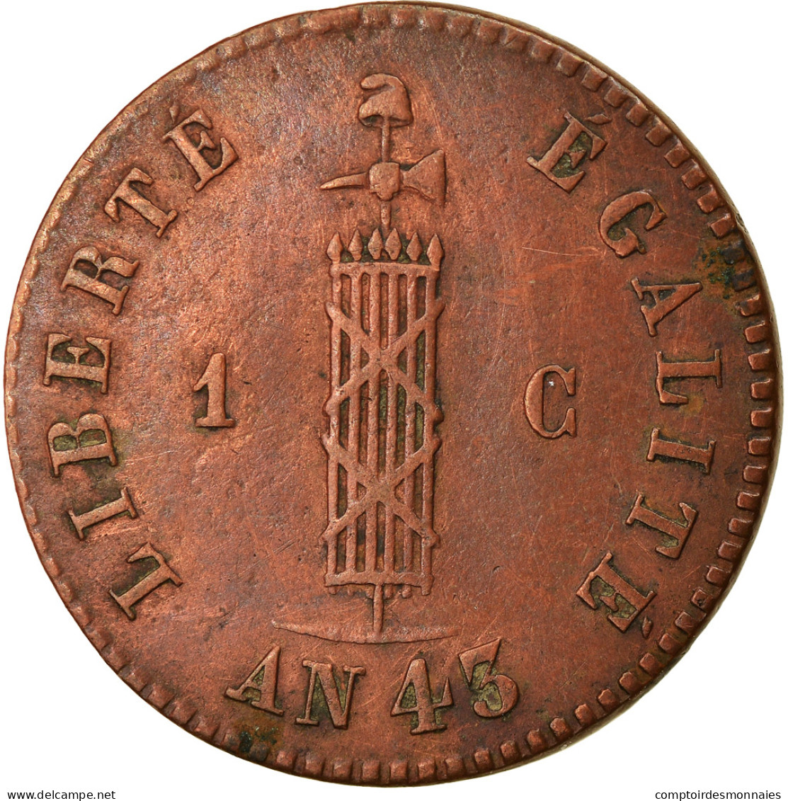 Monnaie, Haïti, Centime, 1846, TTB, Cuivre, KM:24 - Haití