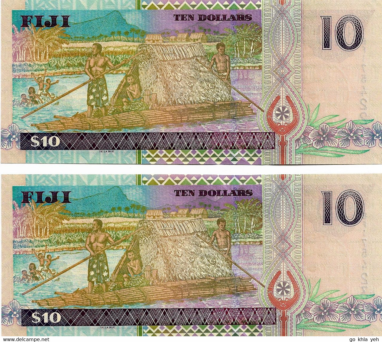 FIDJI 2002 10 Dollar - P.106a Neuf UNC - Fidji