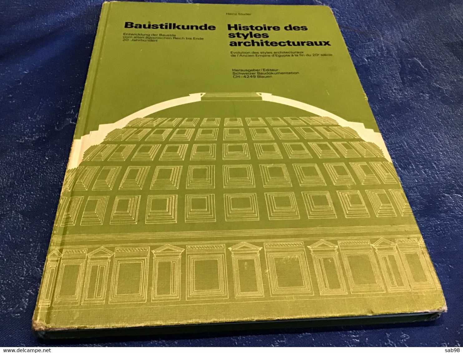 Architecture Art Livre Suisse En Allemand Et Français Baustilkunde Histoire Des Styles Architecturaux - Architecture