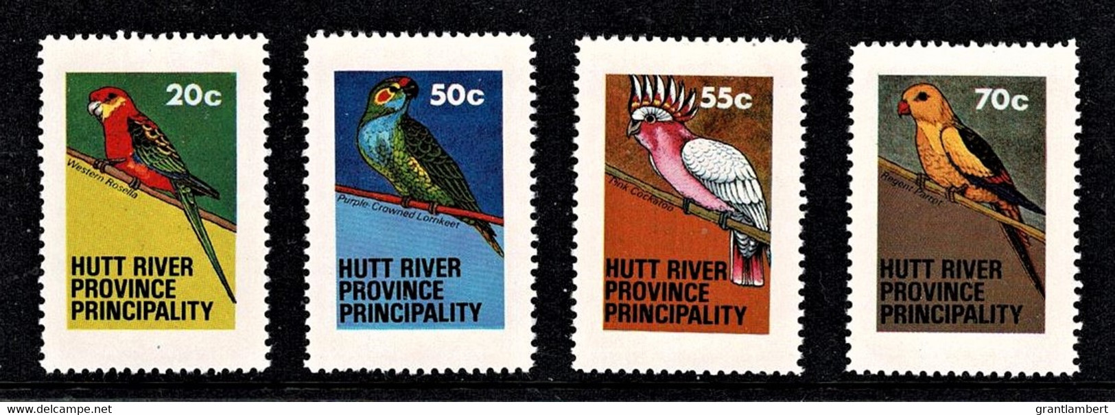 Hutt River Province 1979 Birds Set Of 4 MNH - Cinderellas