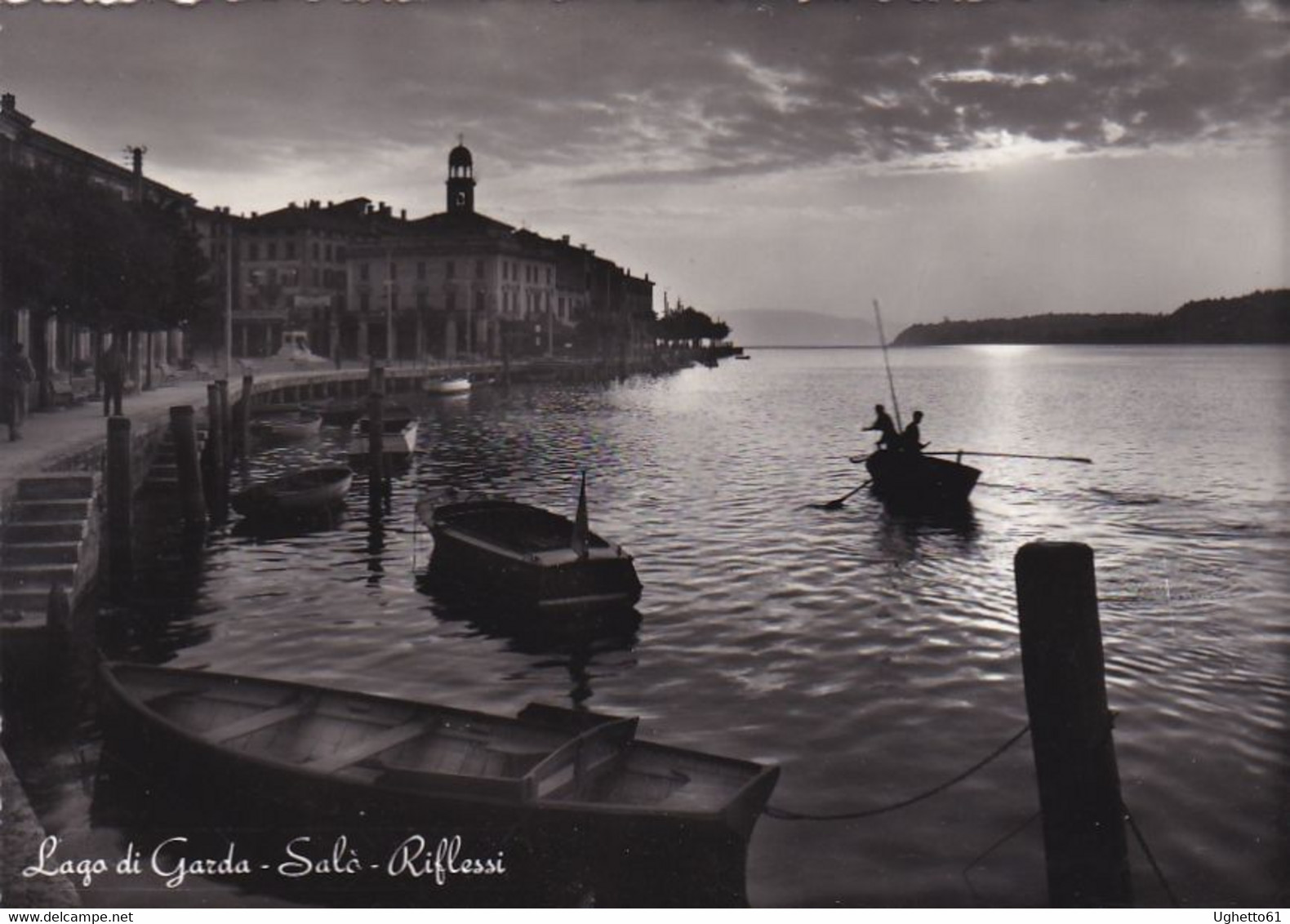 Lago Di Garda - Salò - Riflessi Viaggiata 1955 - Brescia