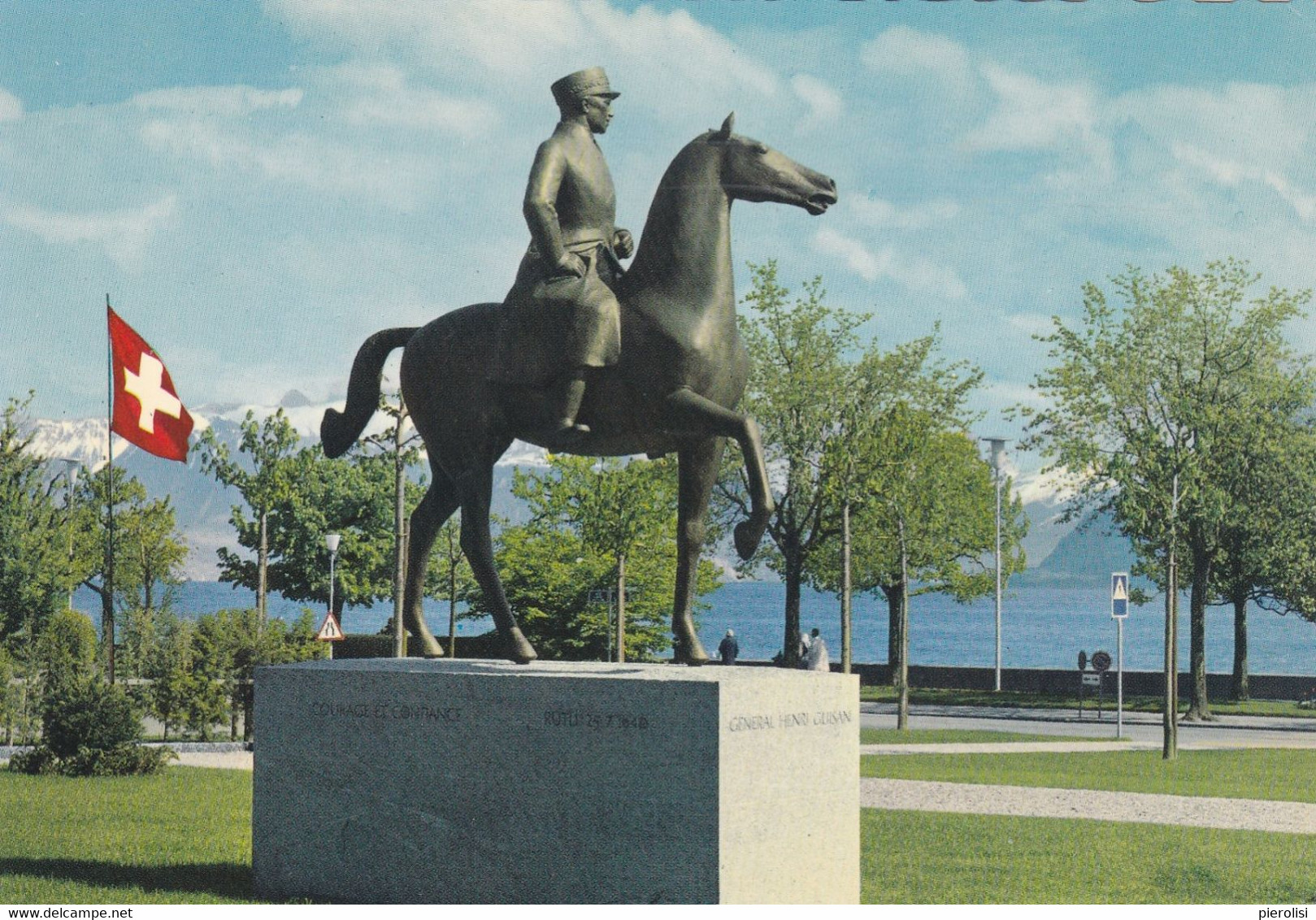 (ST668) - LAUSANNE-OUCHY (Svizzera) - Le Monument Du General Henri Guisan - Lausanne