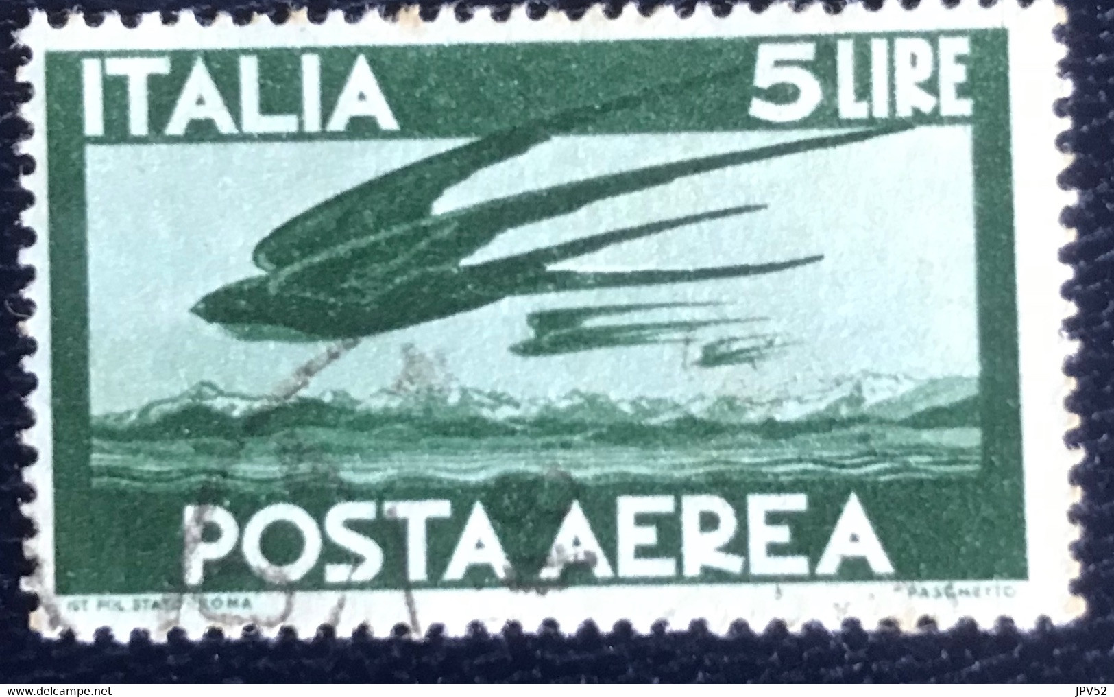 Italia - Italy - P4/38 - (°)used - 1945 - Michel 709 - Luchtpost - Luftpost