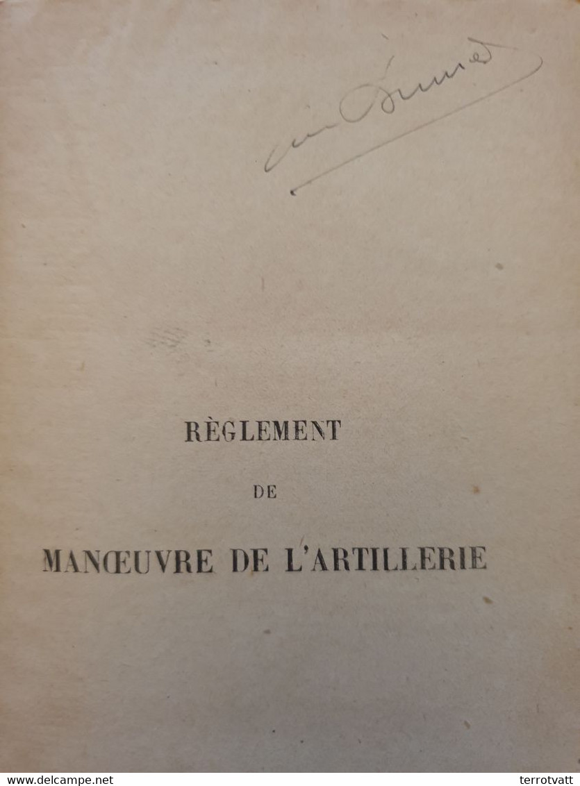 Livre Règlement De Manoeuvre De L'Artillerie Manuel De Tir De 75 Mdle 1897  Ww1 - 1914-18