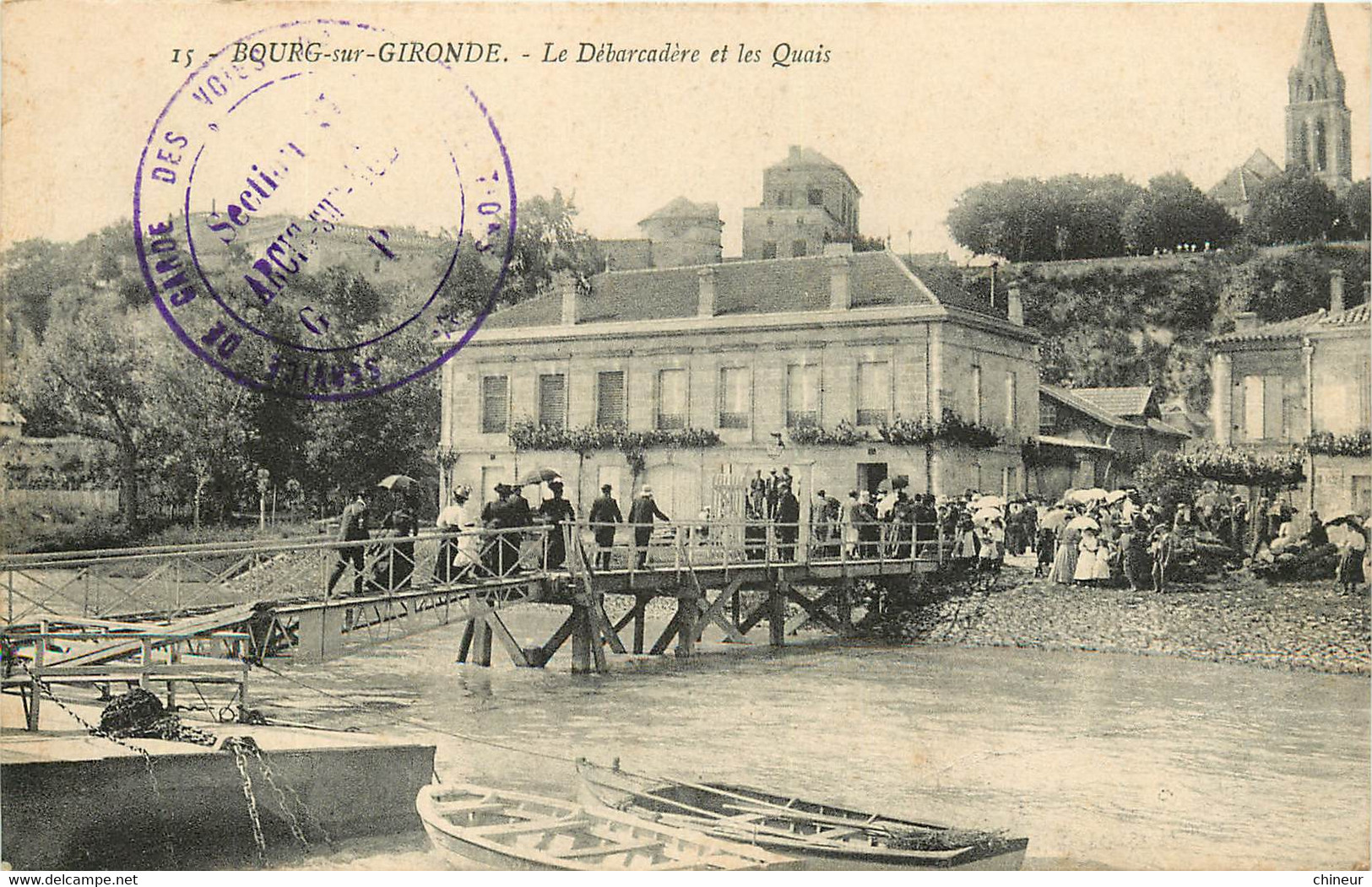 BOURG SUR GIRONDE LE DEBARCADERE ET LES QUAIS - Sonstige & Ohne Zuordnung