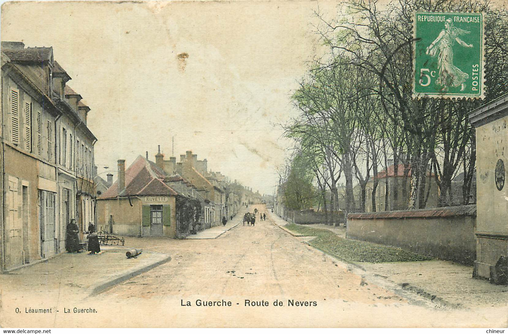 LA GUERCHE ROUTE DE NEVERS - La Guerche Sur L'Aubois