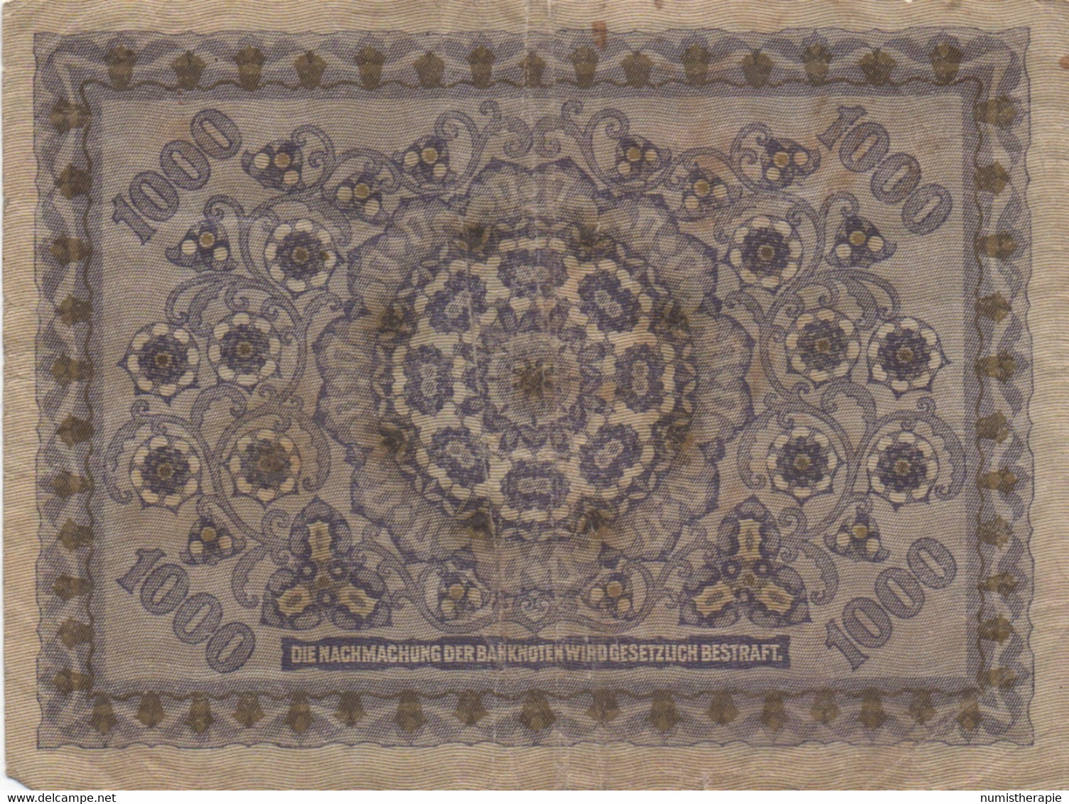 Empire Allemand-Autrichien : 1000 Kronen 1902 + 1000 Kronen 1922 - Collections