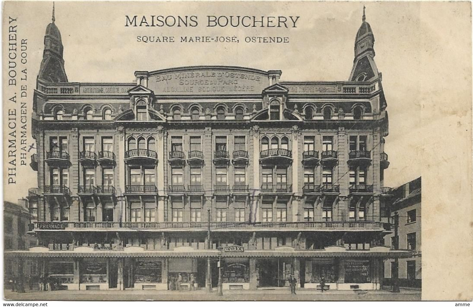 Oostende   *  Maisons Bouchery - Pharmacie  (Square Marie-José)  Pharmacien De La Cour - Oostende
