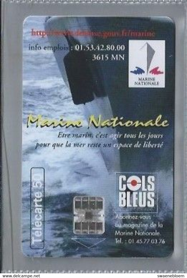 FR.- France Telecom. Télécarte. Marine Nationale. COLS BLEUS.  50 Unités. - Esercito