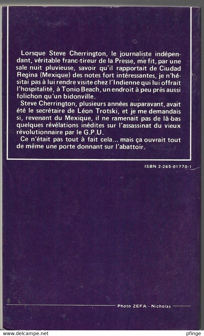 Abattoir Ensoleillé Par Léo Malet - Fleuve Noir Spécial-Police N°1682 - Leo Malet