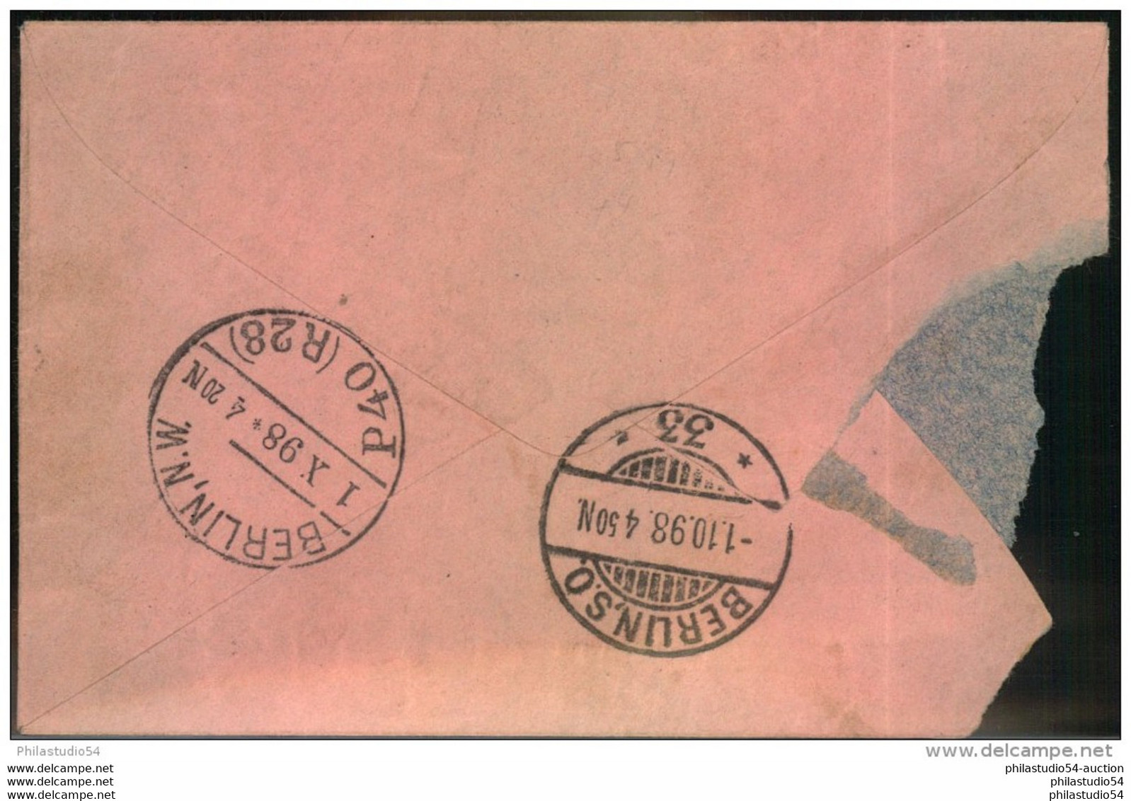 1898: BERLIN N.W. 40 INTERNAT. KUNSTAUSSTELLUNG, Extrem Seltener Bedarf Auf Rohrpost - Maschinenstempel (EMA)