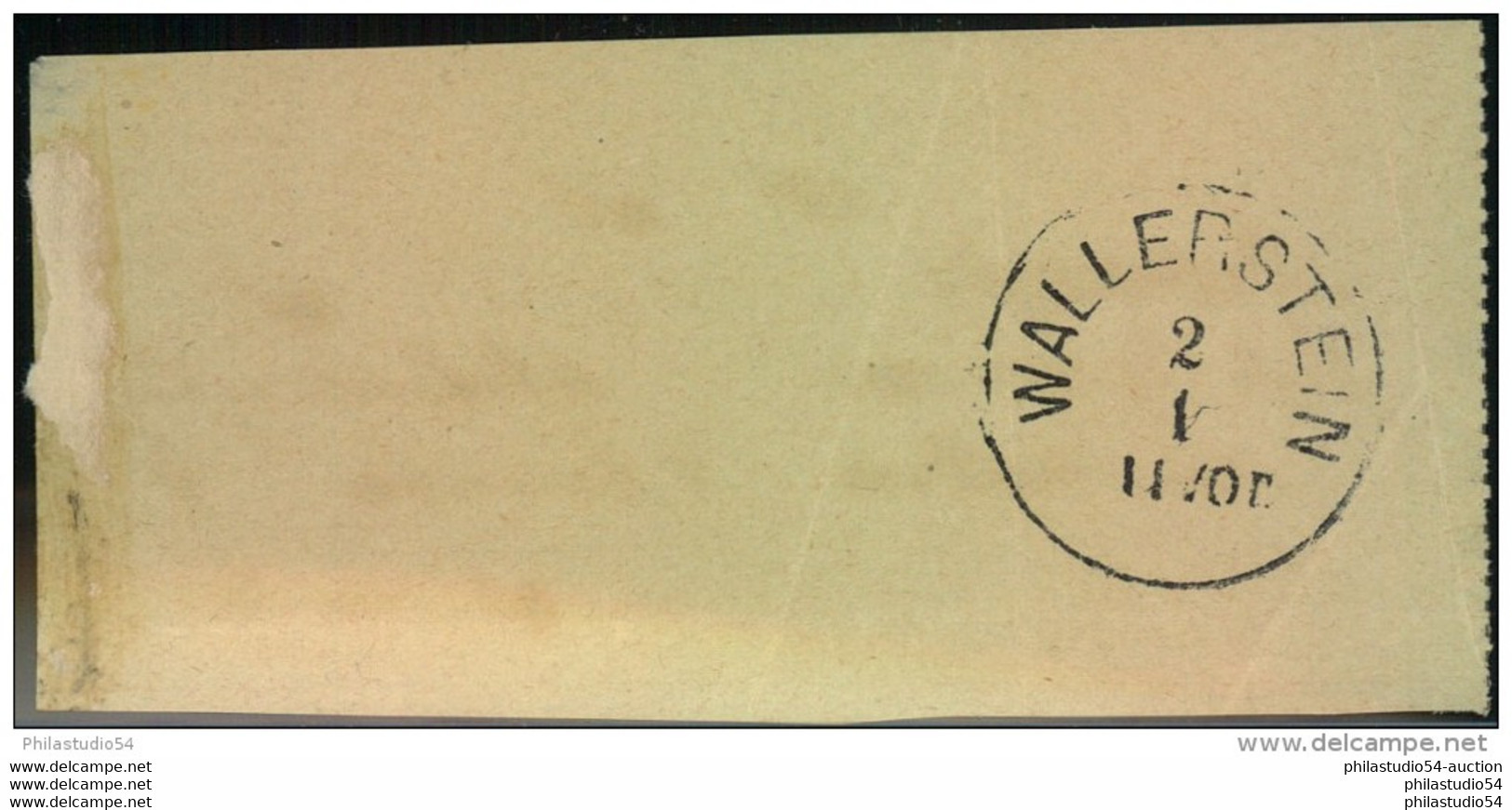 1884, Aufgabeschein Für Eine Postanweisung WALLENSTEIN - Brieven En Documenten