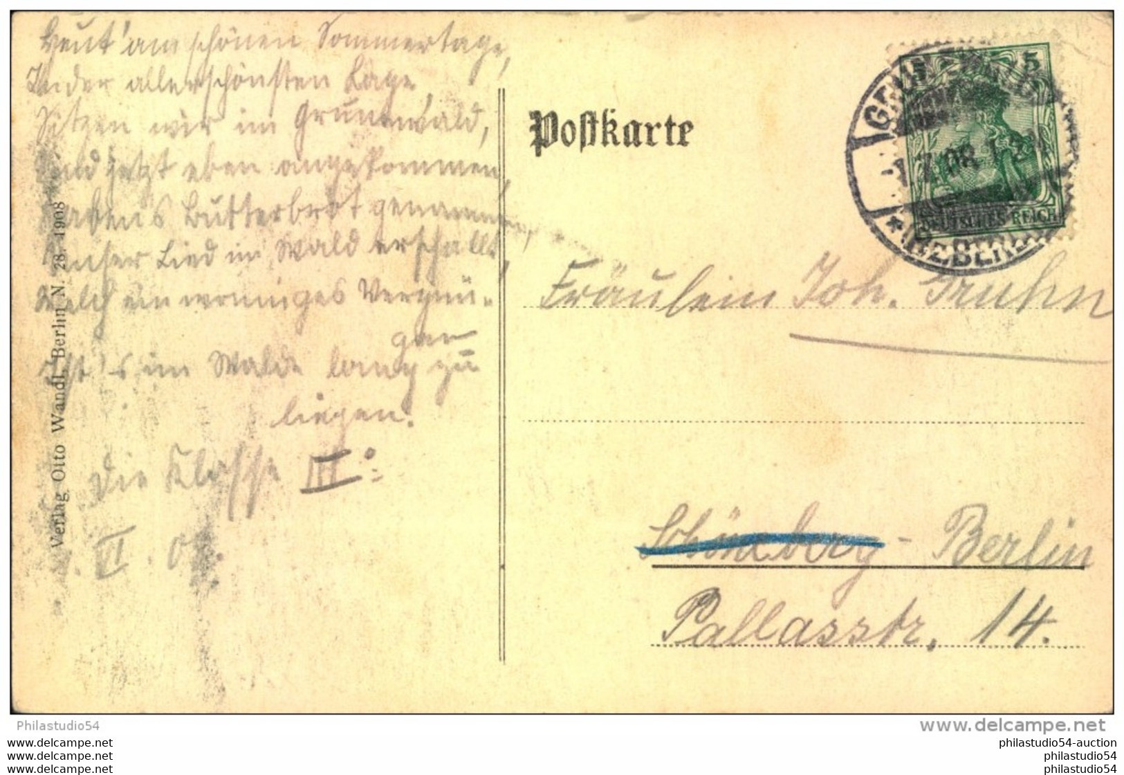 BERLIN Dahlem, Jagdschloß Grunewald, Am Grunewaldsee, Bezirk Steglitz-Zehlendorf, 1908 - Dahlem