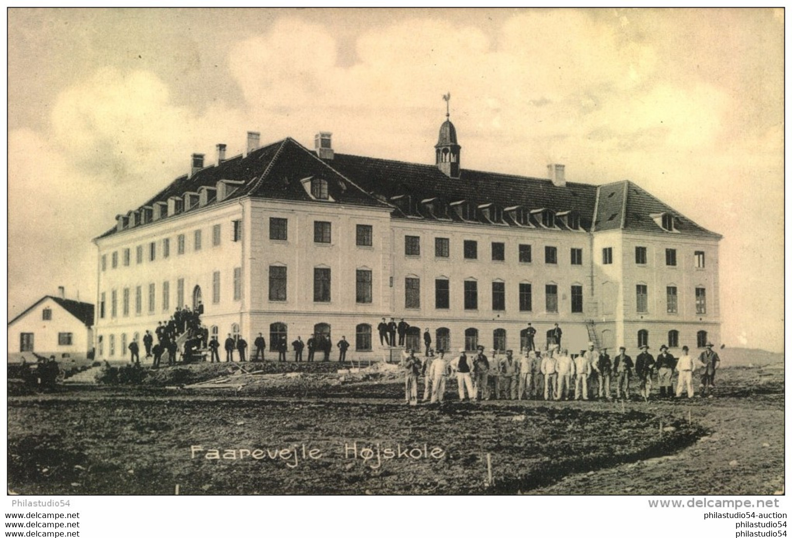 Faarevejle Hojskole -- Eröffnung Der Sommerschule Am 3. Mai 1908, Gelaufen 4.6.08 - Dänemark