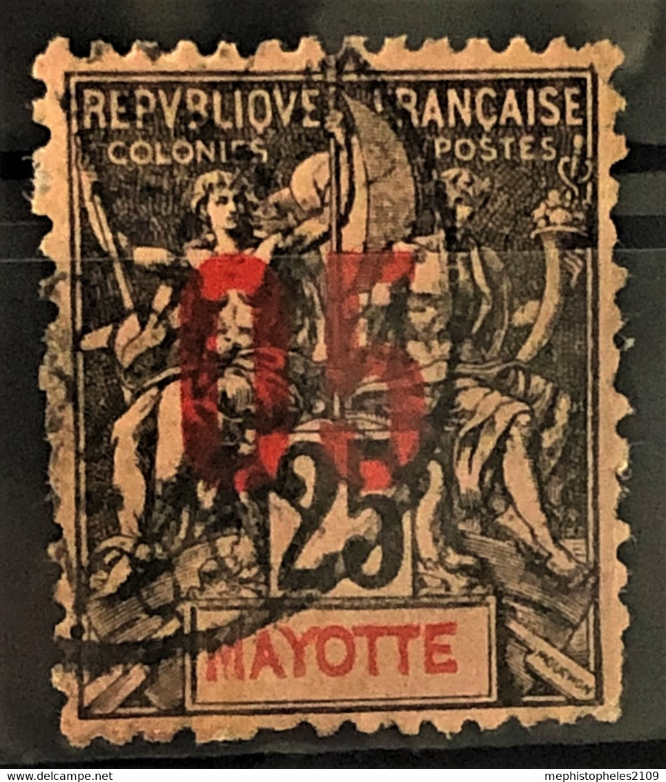 MAYOTTE 1912 - Canceled - YT 25 - 05c - Used Stamps