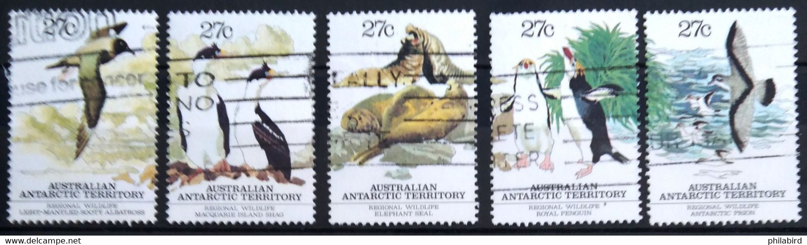 Territoire Antactique Australien                   N° 55/59                      OBLITERE - Used Stamps