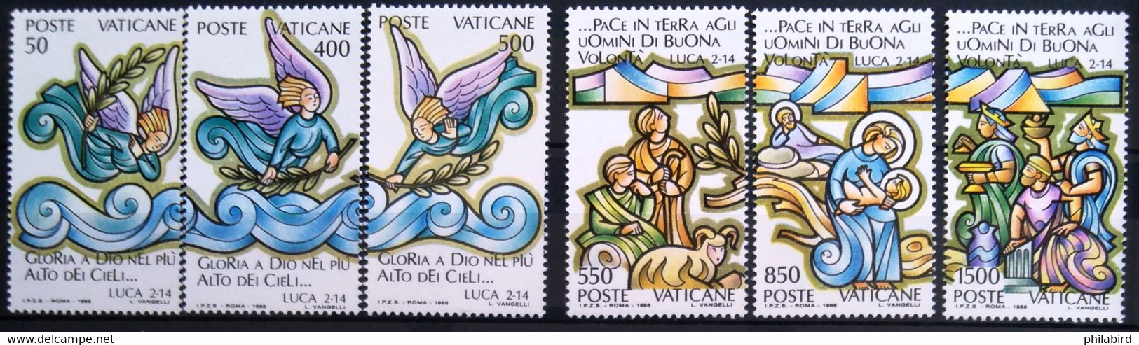 VATICAN                 N° 843/848                 NEUF** - Unused Stamps