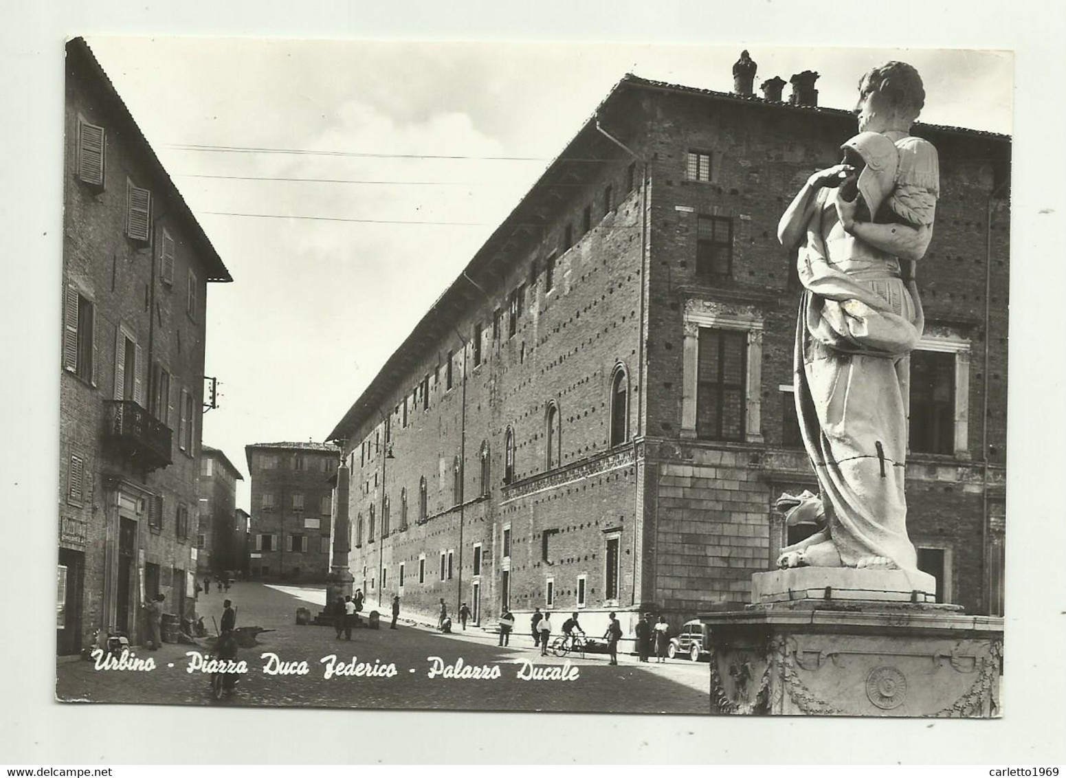 URBINO - PIAZZA DUCA FEDERICO - PALAZZO DUCALE VIAGGIATA FG - Urbino