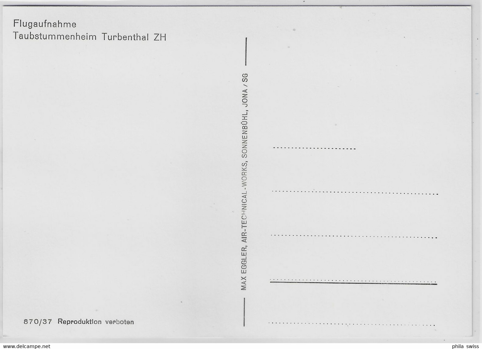 Flugaufnahme Taunstummenheim Turbenthal ZH - Turbenthal