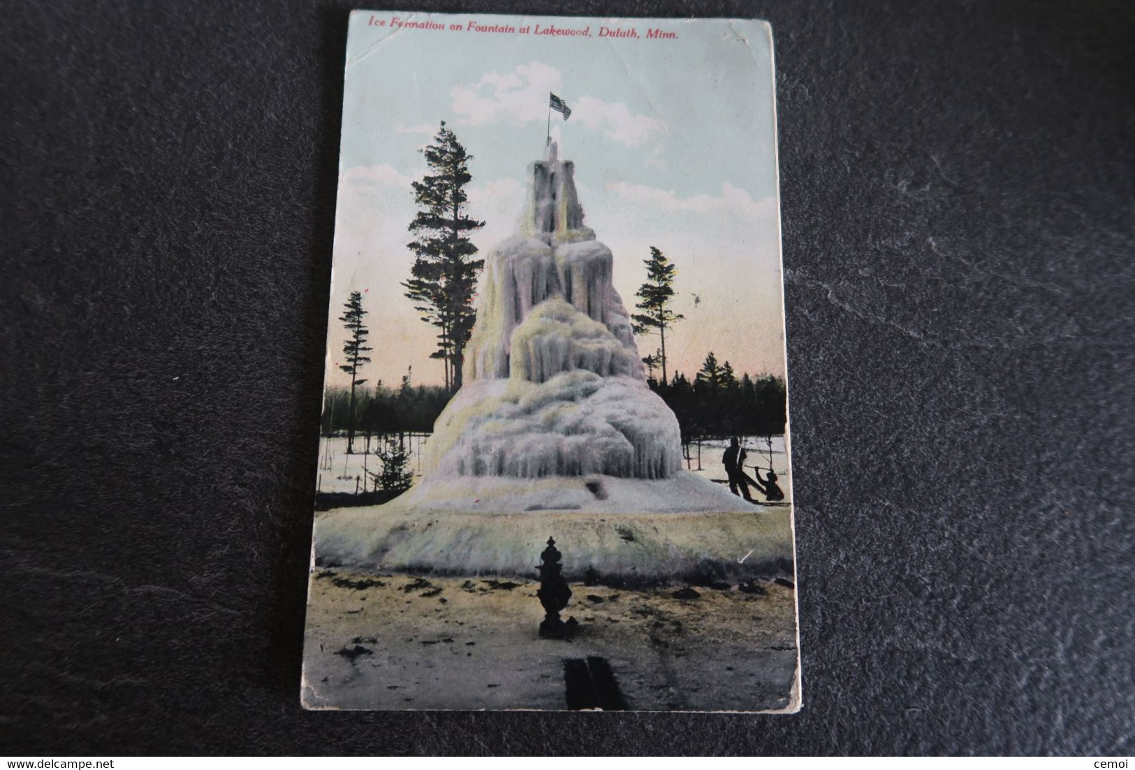 CPA - Ice Formation On Fountain Of Lakewood - DULUTH - Minn - 1911 - Duluth