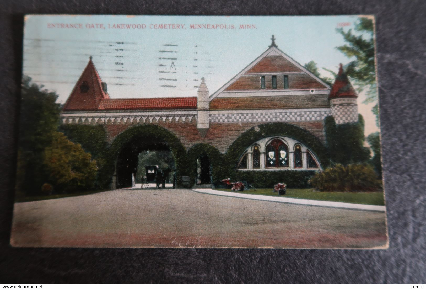 CPA - Entrance Gate - Lakewood Cemetery - MINNEAPOLIS - Minn. - 1911 - Minneapolis