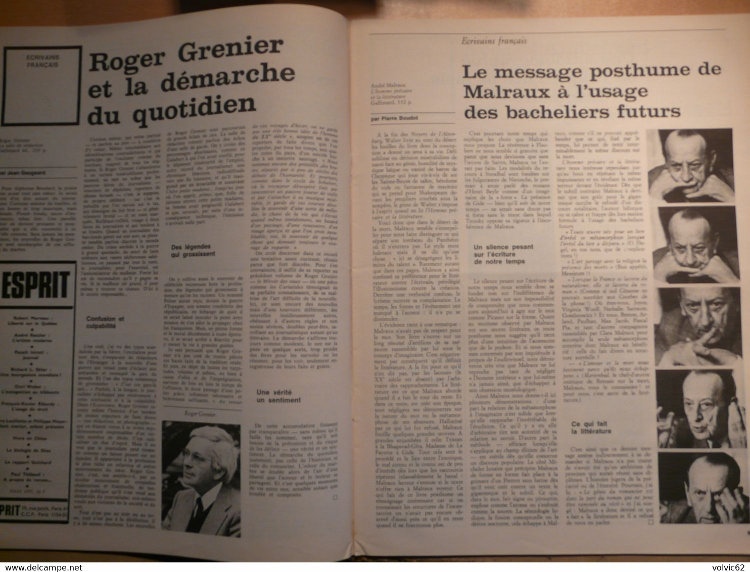 La Quinzaine Littéraire 252 1977 Malraux Michel Serres Tournier Henry James Ernst Bloch Pierre Monatte Sciascia Da Silva - Other & Unclassified