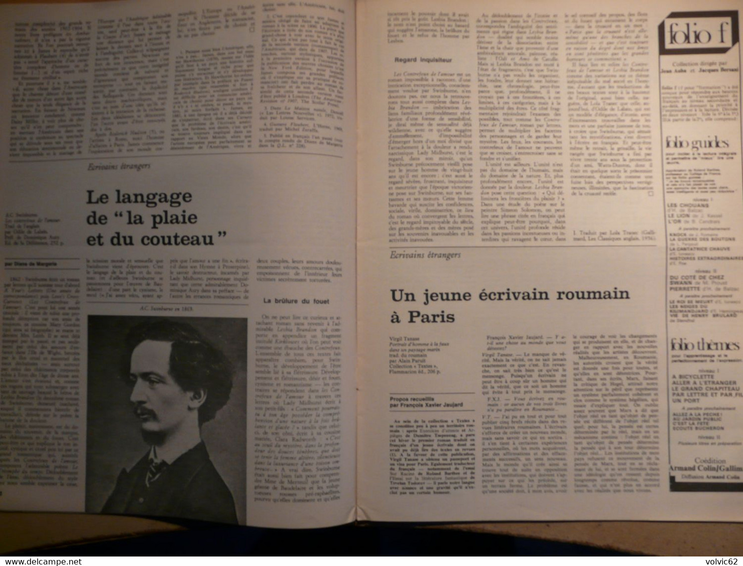 La Quinzaine littéraire 252 1977 Malraux Michel serres Tournier Henry James Ernst Bloch pierre monatte Sciascia da silva