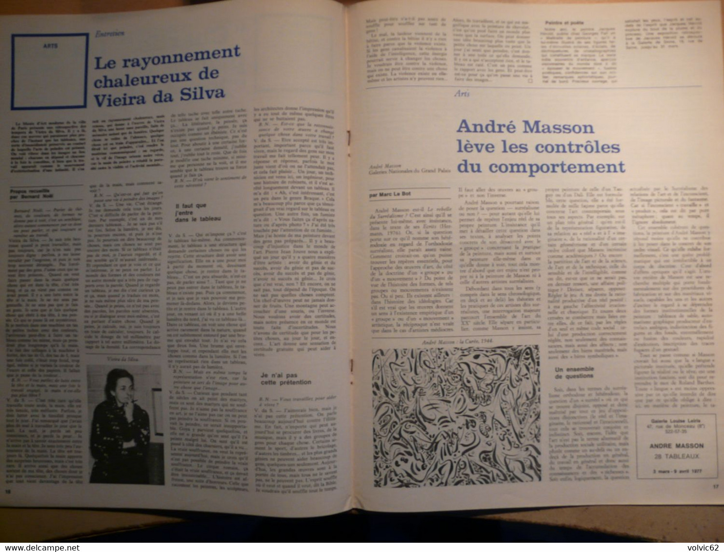 La Quinzaine littéraire 252 1977 Malraux Michel serres Tournier Henry James Ernst Bloch pierre monatte Sciascia da silva