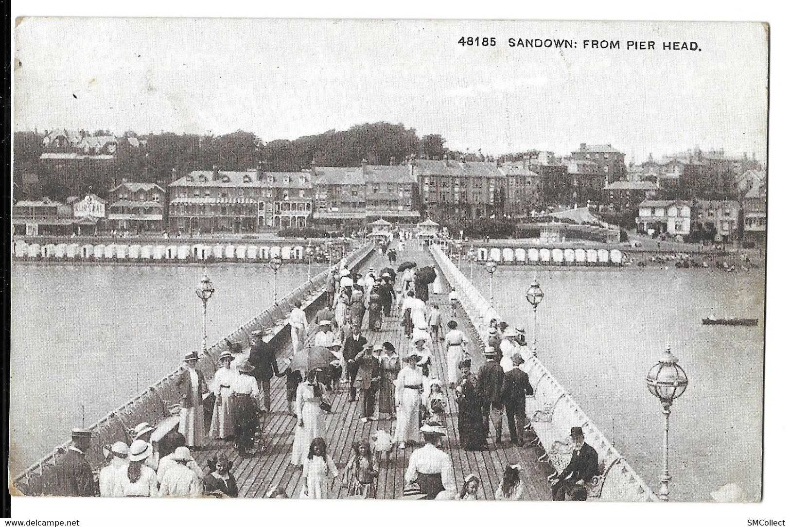 Isle Of Wight. Sandown From Pier Head (A6p71) - Sandown