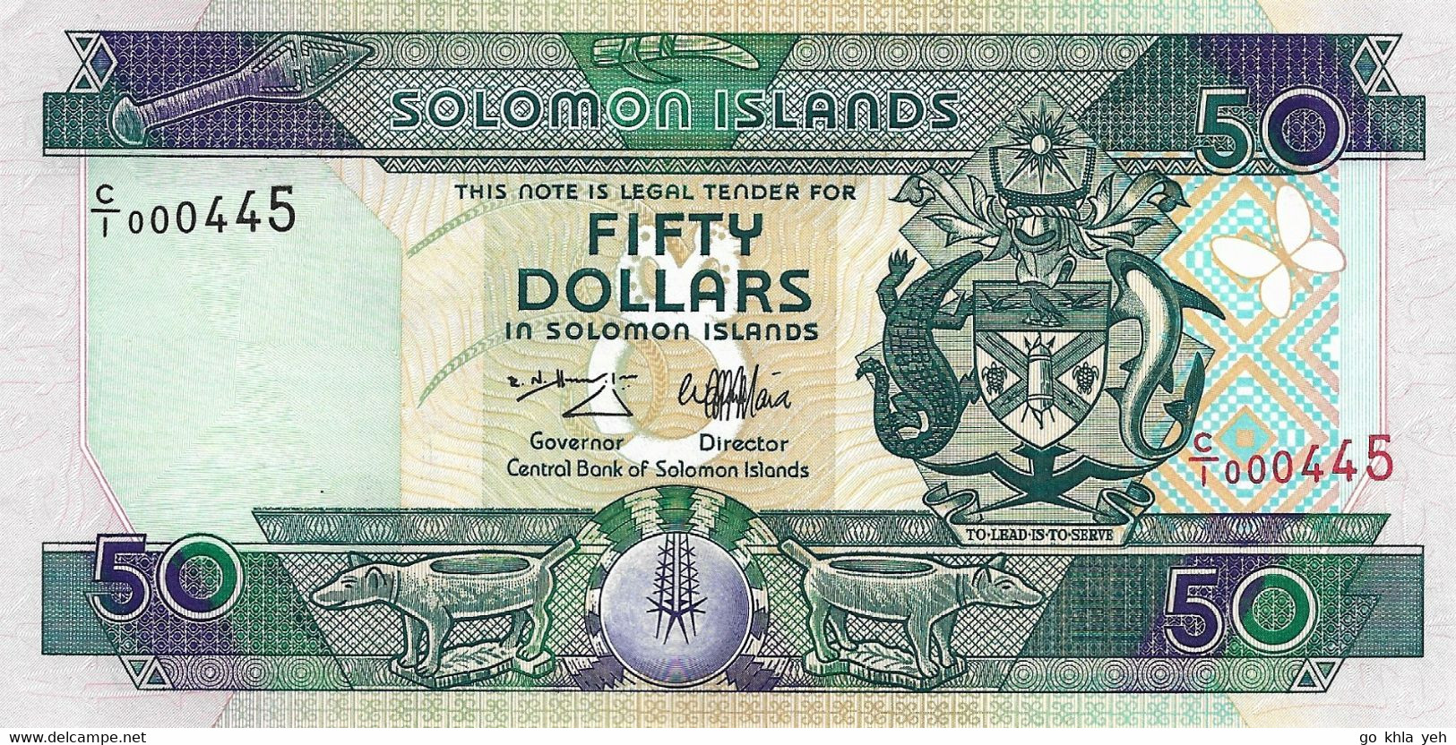 SALOMONS 1996 50 Dollar - P.22a Neuf UNC - Salomonseilanden