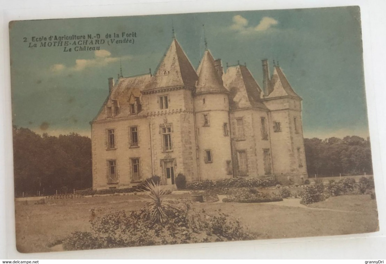 85 La Mothe Achard 1930 Chateau D Ecole D Agriculture Notre Dame De La Foret Parc - La Mothe Achard