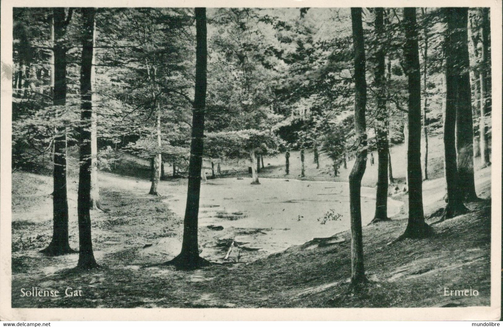 Echtfotokarte Im Kleinformat - Holland, ERMELO, Sollense Gat - Ermelo