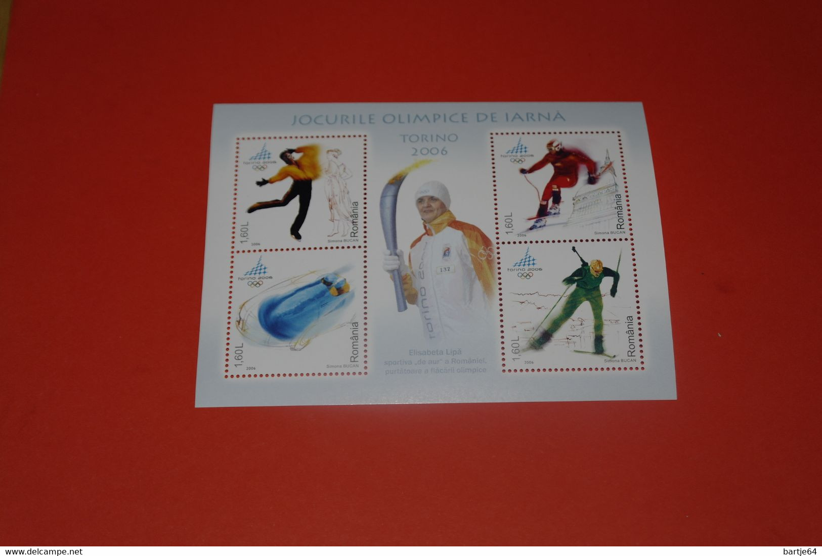 2006 Romania - Blok Postfris - Invierno 2006: Turín - Paralympic