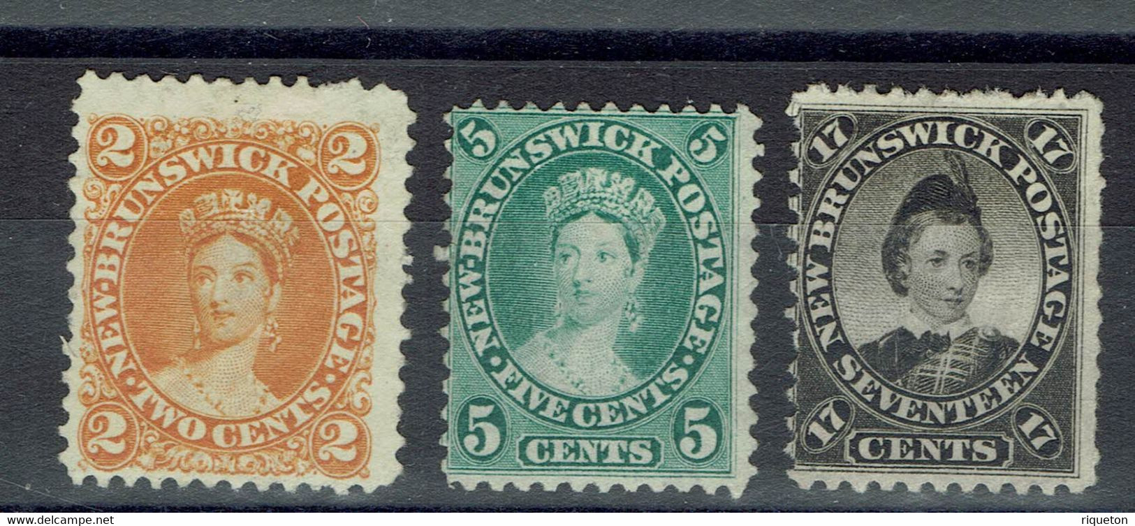 Nouveau-Brunswick - N° 5 (*) - 6 (*) - 9 X - - Unused Stamps