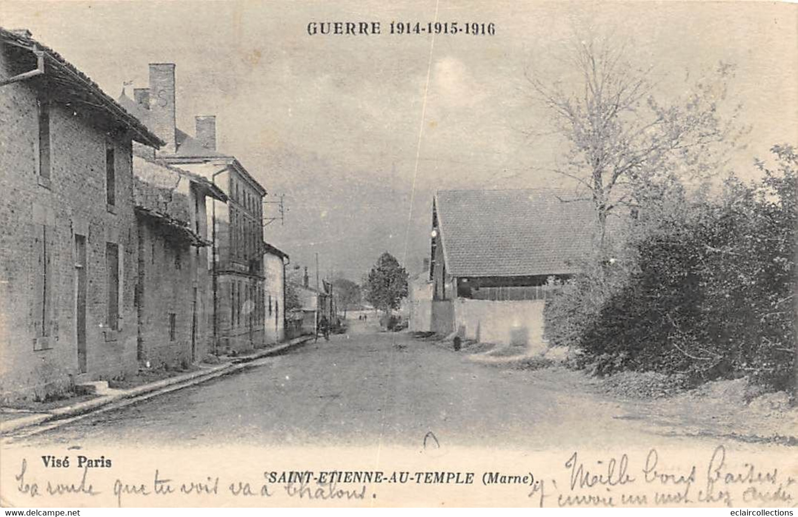 Saint-Etienne-au-Temple        51     Route De Chalons        (voir Scan) - Other & Unclassified