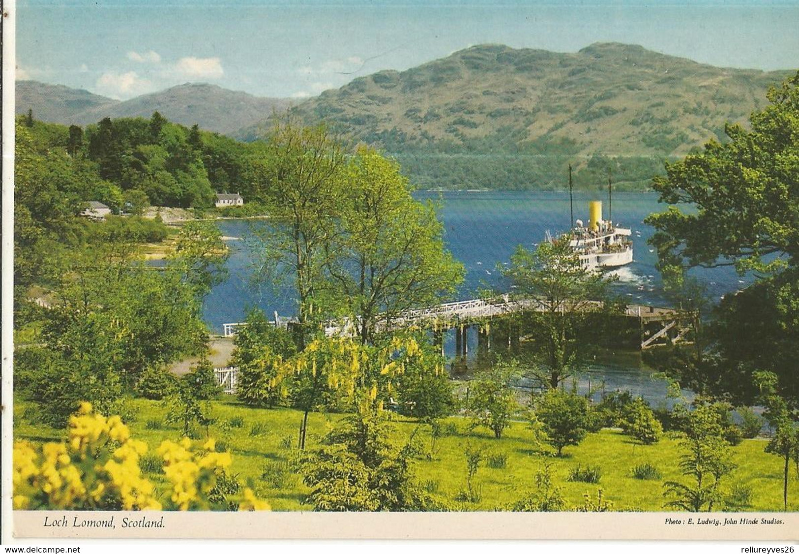 CPSM ,R.U. ,N°25C 57 ,The Loch Lomond Steamer , Maid Of The Loch . Ed. L.B. - Dunbartonshire