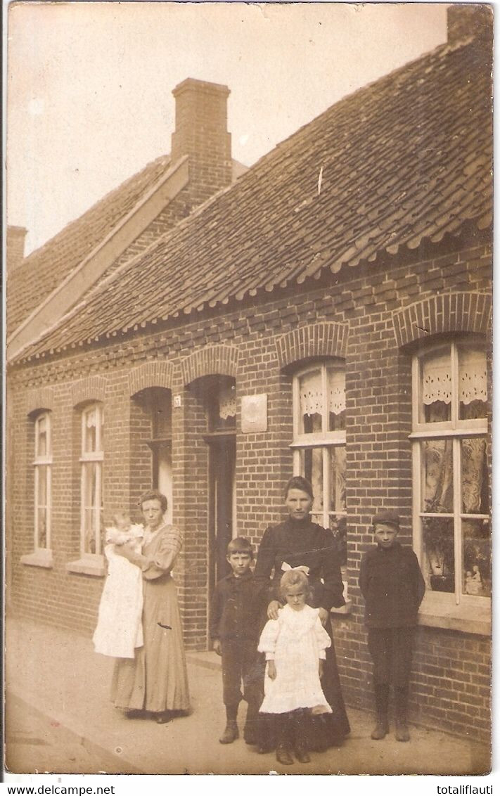 WEENER Ost Friesland Einfamilien Reihenhaus Nr 65 Mit Bewohner Familie 7.10.1910 - Leer
