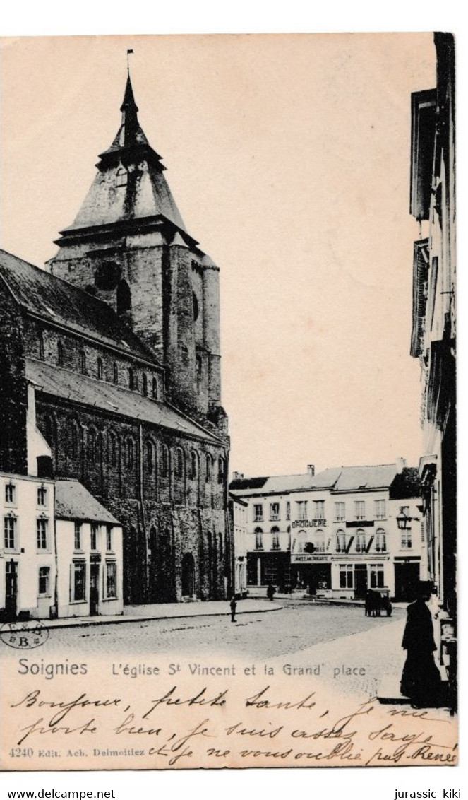 Soignies - L'église St Vincent Et La Grand'place - Soignies