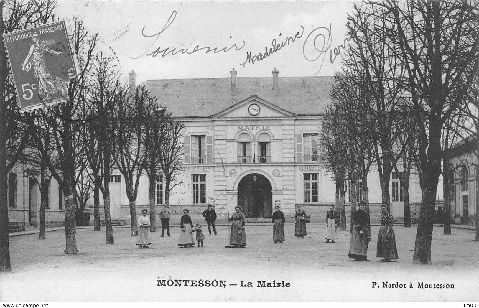 Montesson Canton Le Vésinet éd Nardot Mairie Attention état - Montesson